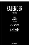 Kalender 2020 für Reiter / Reiterin: Wochenplaner / Tagebuch / Journal für das ganze Jahr: Platz für Notizen, Planung / Planungen / Planer, Erinnerungen und Sprüche