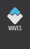 Waves Notebook: Lined Journal, 120 Pages, 6 x 9, Affordable Cryptocurrency, Blockchain Crypto Gift Journal Matte Finish