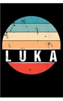 Luka: 100 Pages 6 'x 9' -Dot Graph Paper Journal Manuscript - Planner - Scratchbook - Diary