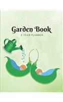 Garden Book 5 Year Planner: Repeat Successes and Learn from Mistakes with Complete Personal Garden Records, 5 Year Planner with Adaptable Year Round Forms