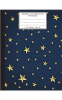 Wide Ruled Composition Notebook. 8.5