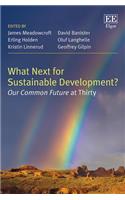 What Next for Sustainable Development?: Our Common Future at Thirty