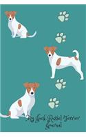 My Jack Russel Terrier Journal: Cute Dog Breed Journal Wide Ruled Lined Paper