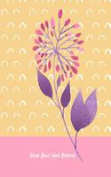 Blank Music Sheet Notebook: Music Manuscript Paper, Staff Paper, Musicians Notebook (Music Composition Books) 8 X 10 Inches, 110 Pages Alone Flower in Soft Cover.