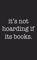 It's Not Hoarding If It's Books