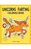 Unicorns Farting Coloring Book