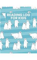 Reading Log For Kids: Reading Journal