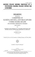 Housing finance reform