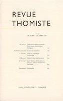 Revue Thomiste - 4/2011: (Revue Thomiste)