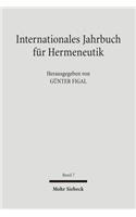 Internationales Jahrbuch Fur Hermeneutik