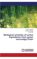 Biological activities of active ingredients from green macroalga Enter