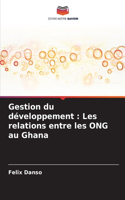 Gestion du développement