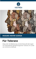 Für Toleranz
