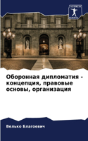 Оборонная дипломатия - концепция, правовы&#107
