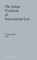 Italian Yearbook of International Law 29 (2019)