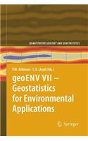 Geoenv VII - Geostatistics for Environmental Applications
