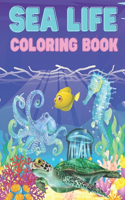 Sea Life Coloring Book