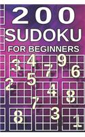 200 Sudoku For Beginners: Over 200 easy Brain Boosting sudoku with answers. For children and adult beginners!
