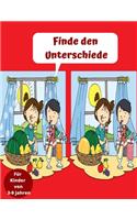 Finde den Unterschiede Für Kinder von 3-9 Jahren