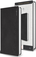 Biblia RVR 1960 Letra gigante, símil piel, gris (Edición cantos pintados)  / Spa nish Bible RVR 1960 Giant Print Handy Size Leathersoft Gray with cross