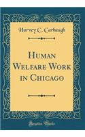 Human Welfare Work in Chicago (Classic Reprint)