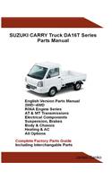 Suzuki Carry Truck DA16T Series Parts Manual