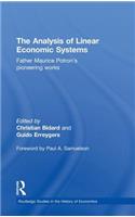 The Analysis of Linear Economic Systems