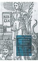 Writing, Gender and State in Early Modern England