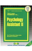 Psychology Assistant II: Passbooks Study Guide