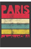 Paris City Skyline Notebook Journal