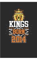 Kings Are Born In 2014: Graph Paper Notebook / Journal (6 X 9 - 5 Squares per inch - 120 Pages) - Birthday Gift Idea