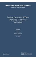 Flexible Electronics 2004 — Materials and Device Technology: Volume 814
