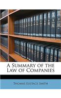 A Summary of the Law of Companies