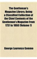 The Gentleman's Magazine Library, Being a Classified Collection of the Chief Contents of the Gentleman's Magazine from 1731 to 1868 (Volume 1)