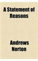 A Statement of Reasons