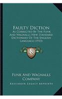 Faulty Diction
