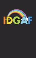 Idgaf: Weekly Planner and Organizer A5 for Sarcastic People I A5 (6x9 inch.) I Gift I 120 pages I Year Weekly & Monthly Planner