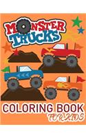 Monster Truck Coloring Book For Kids