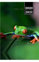 Frog Toad Week Planner Weekly Organizer Calendar 2020 / 2021 - Leaf Climber