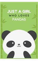 Just a Girl Who Loves Pandas