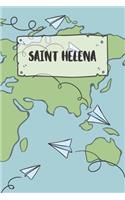 Saint Helena: Ruled Travel Diary Notebook or Journey Journal - Lined Trip Pocketbook for Men and Women with Lines
