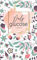 Daily glucose log book: Food for Diabetics glucose log book small daily monitoring blood tracking Diabetic Portable Small Size 5x 8 inch