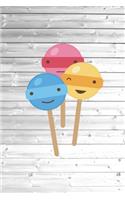 Happy Lolipops Candy Sweets Journal