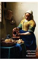 Johannes Vermeer Notebook: The Milkmaid Journal - 100-Page Beautiful Lined Art Notebook - 6 X 9 Artsy Journal Notebook (Art Masterpieces)