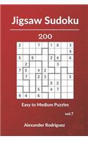 Jigsaw Sudoku Puzzles - 200 Easy to Medium vol. 7