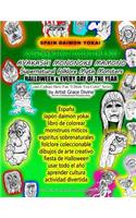 España Japón daimon yokai libro de colorear monstruos míticos espíritus sobrenaturales folclore coleccionable dibujos de arte creativo fiesta de Halloween usar todo el año aprender cultura actividad divertida: SPAIN DAIMON YOKAI COLORING ACTIVITY COLLECTIBLE BOOK AYAKASHI MONONOKE MAMONO Supernatural folklore Myth Monsters HALLOWEEN & EVERY DAY OF THE YEAR
