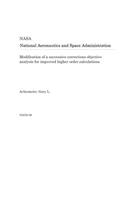 Modification of a Successive Corrections Objective Analysis for Improved Higher Order Calculations