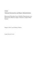 Hypersonic Boundary-Layer Stability Experiments on a Flared-Cone Model at Angle of Attack in a Quiet Wind Tunnel