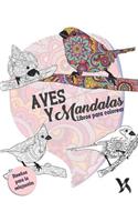 Aves Y Mandalas - Libro Para Colorear