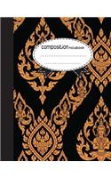 Composition Notebook, 8.5 x 11, 110 pages: The Great Theppanom Style 4: (School Notebooks)
